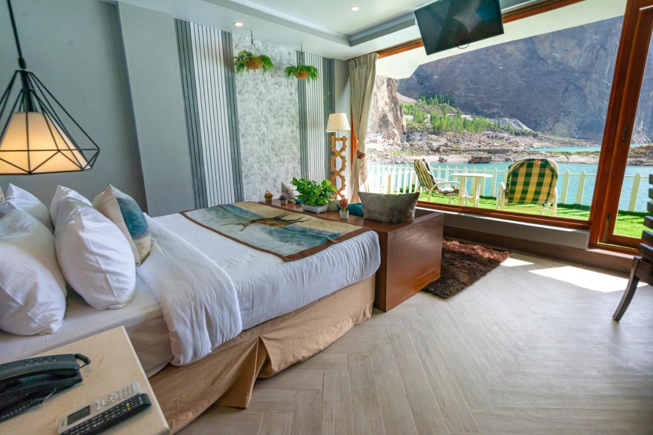 Luxus Hunza Attabad Lake Resort Karimabad  Buitenkant foto