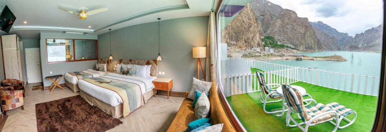 Luxus Hunza Attabad Lake Resort Karimabad  Buitenkant foto