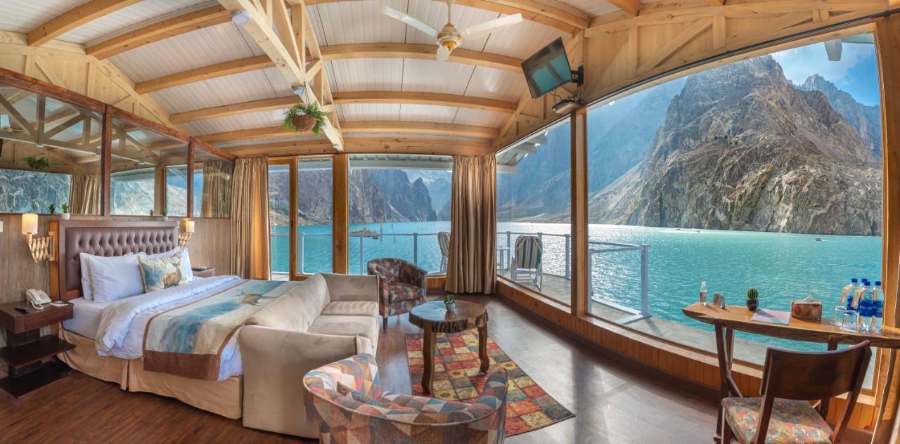 Luxus Hunza Attabad Lake Resort Karimabad  Buitenkant foto